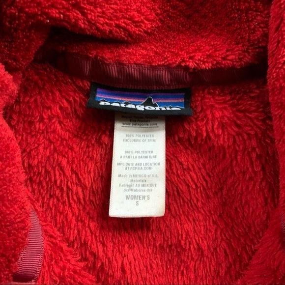 Patagonia Red ReTool Snap-T Pullover Sweater Small - Picture 3 of 9